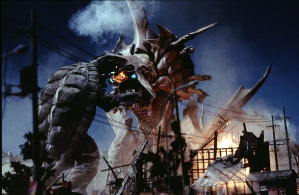 『ガメラ2 レギオン襲来』 ©KADOKAWA 日本テレビ 博報堂 DY メディアパートナーズ 富士通 日販/1996