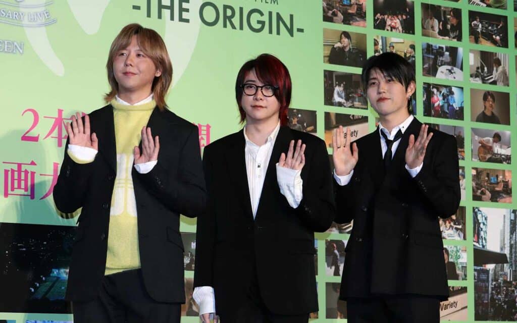 （左から）藤澤涼架、大森元貴、若井滉斗 写真：The Hollywood Reporter Japan