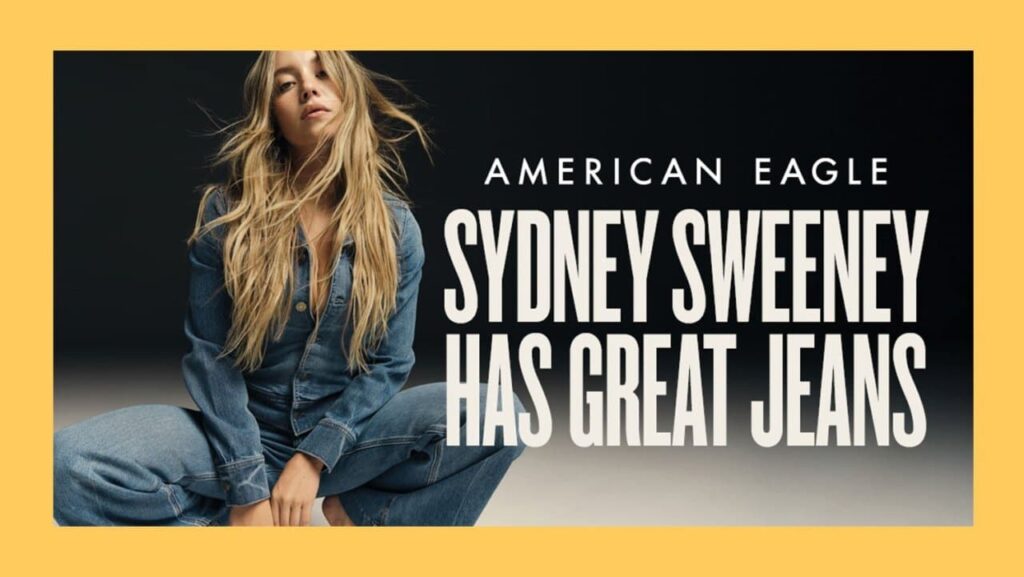 シドニー・スウィーニーが登場した「アメリカンイーグル」の広告