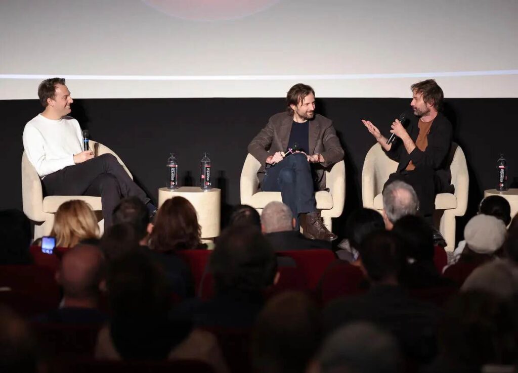 デイヴィッド・キャンフィールド(米THR)、マット・ダファー、ロス・ダファー 写真:Rich Polk