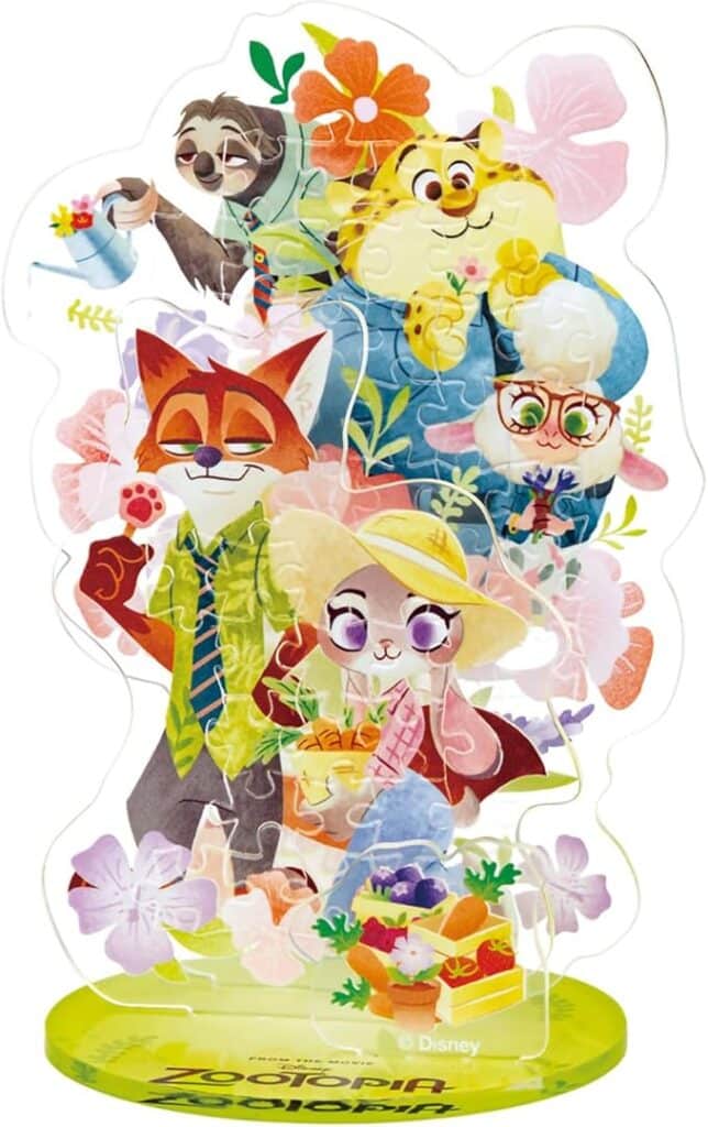ビバリー 【ジグソーパズル×アクスタ】 ディズニー アクスタポップ ズートピア 【組んで飾れる新パズル】 【のり付け不要】 60ピース SP-027