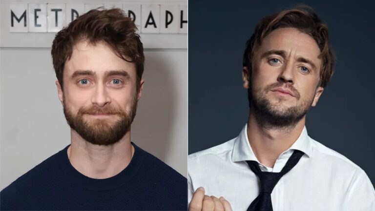 ダニエル・ラドクリフとトム・フェルトン 写真：ROB KIM/GETTY IMAGES, JOSEPH SINCLAIR