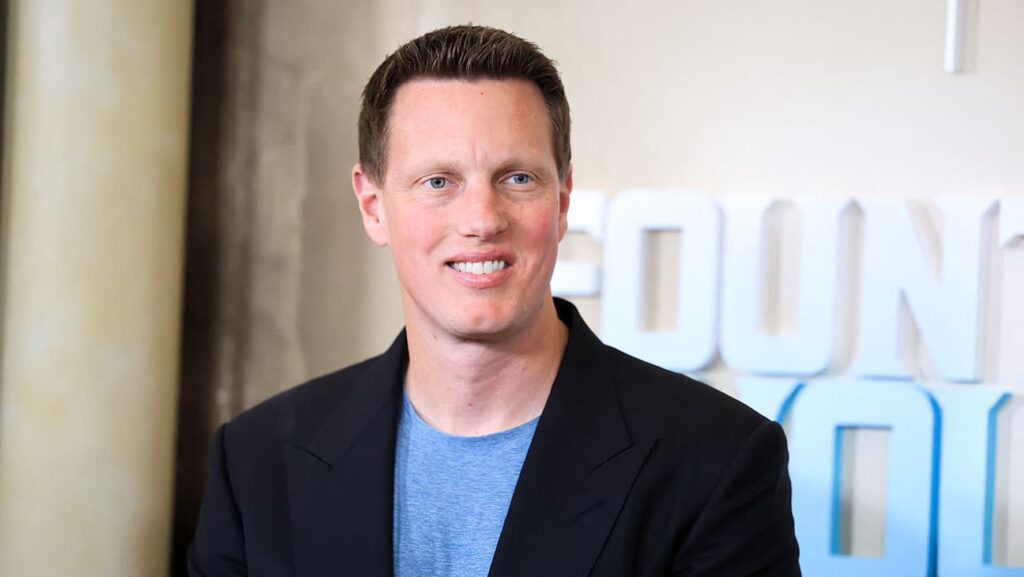 パラマウントのデヴィッド・エリソンCEO 写真:CHARLY TRIBALLEAU/AFP via Getty Images