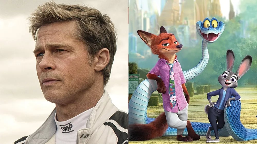 映画『F1/エフワン』、『ズートピア2』写真:Apple/Disney