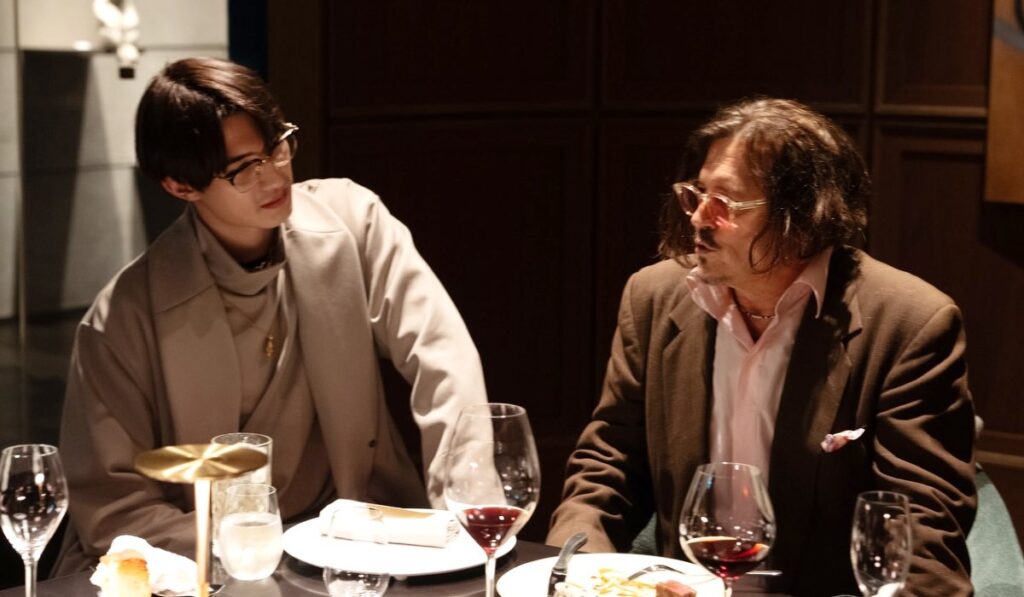 SixTONESのジェシーと、ジョニー・デップ　写真：@jesse_essej_0611 / Instagram