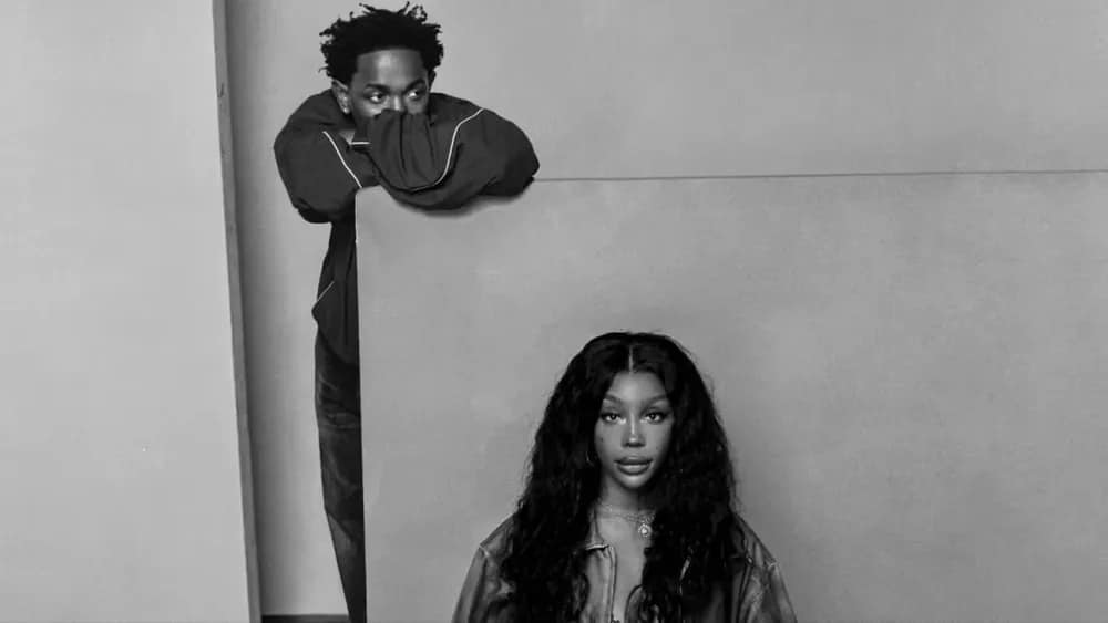 （奥から手前）ケンドリック・ラマーとSZA 写真：Kendrick Lamar and SZA Grand National Tour