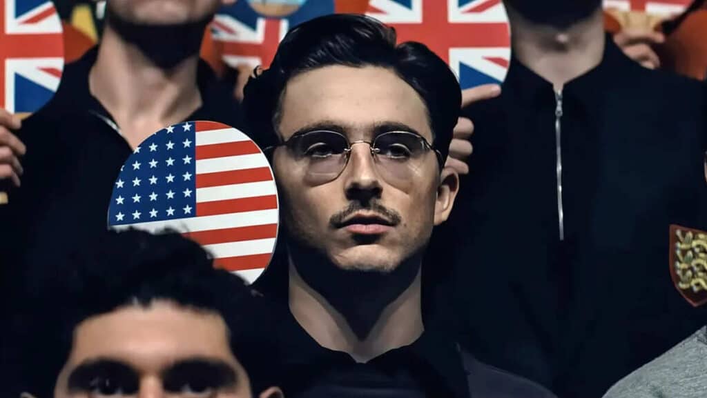 『マーティ・シュプリーム』出演のティモシー・シャラメ 写真：A24/Courtesy Everett Collection