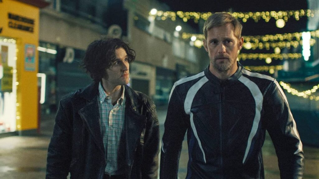 ハリー・メリング&アレクサンダー・スカルスガルド、『Pillion(原題)』より 写真:A24/Courtesy Everett Collection