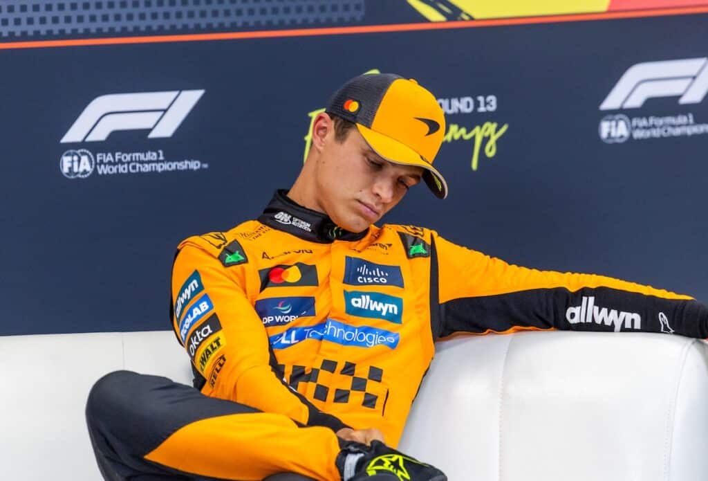 Lando Norris Mclaren Spa Sat