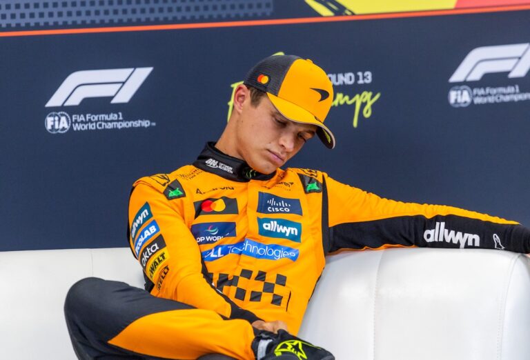 Lando Norris Mclaren Spa Sat