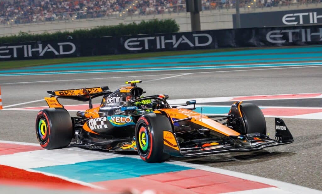 Lando NOrris Mclaren Abu Dhabi