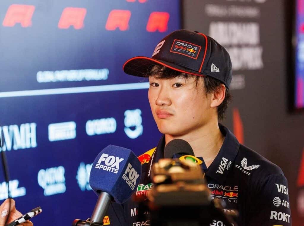 角田裕毅選手、2025年F1アブダビGPにて