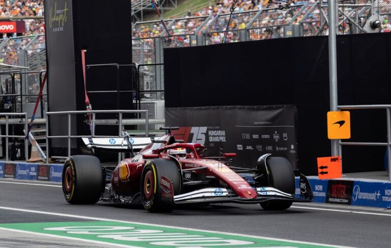 Charles Leclerc Ferrari Budapest