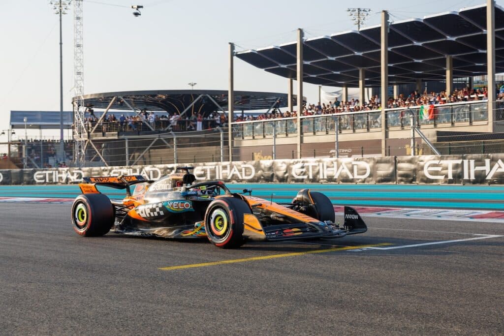 Lando NOrris Mclaren Abu Dhabi