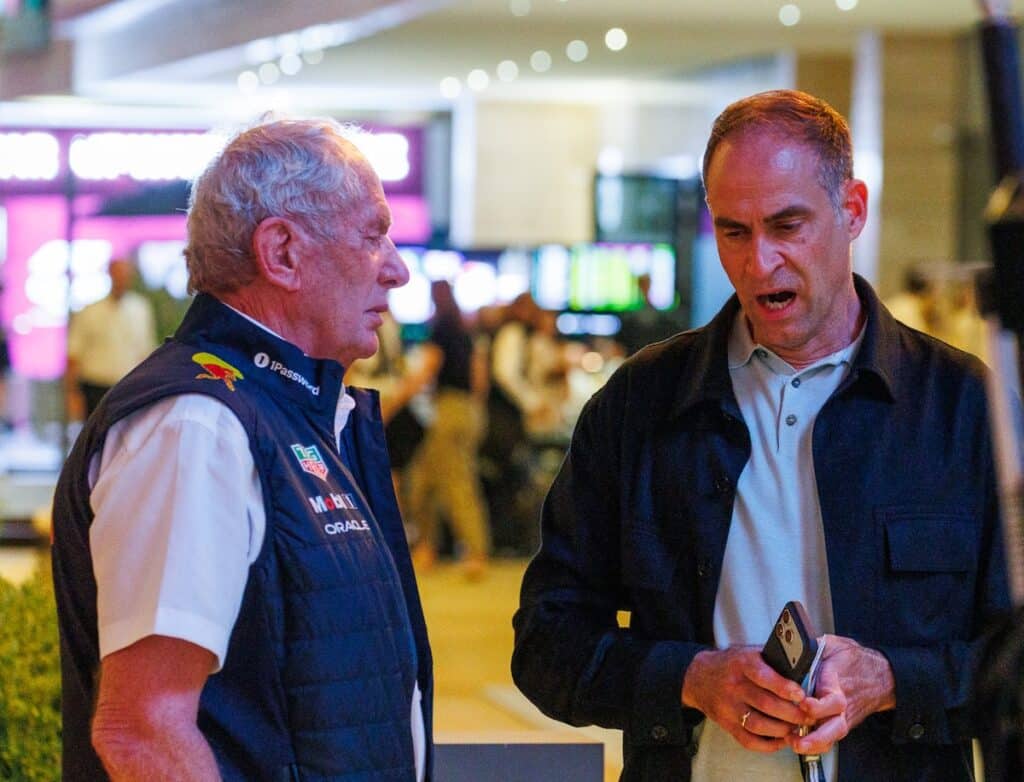 Dr. Helmut Marko and Oliver Mintzlaff