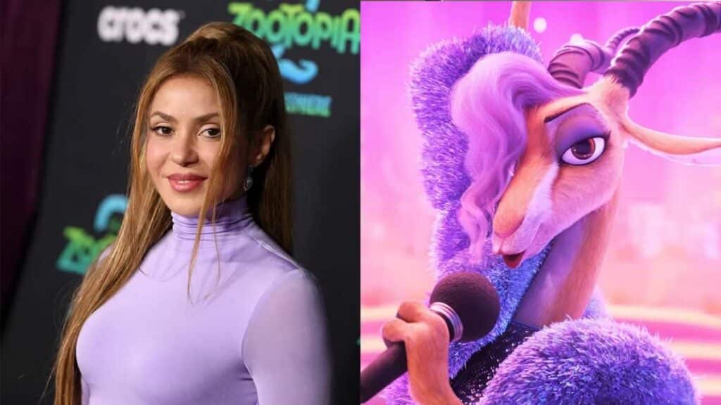 映画『ズートピア』で主題歌とガゼルの声優を務めるシャキーラ