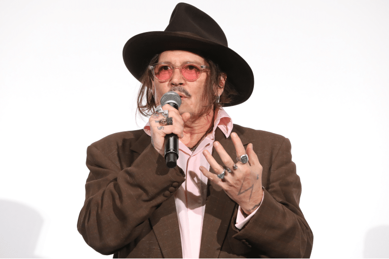 ジャパン・プレミアでのジョニー・デップ