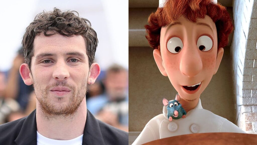 ジョシュ・オコナー、『レミーのおいしいレストラン』写真:Andreas Rentz/Getty Images; Walt Disney Co./Courtesy Everett Collection