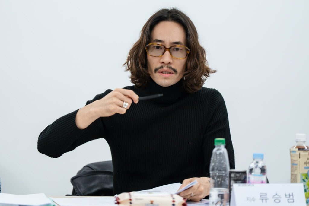 リュ・スンボム、ソウルで行われたNetflix新作シリーズ『ザ・ディーラー / The Dealer(英題)』の本読みにて 写真:Netflix