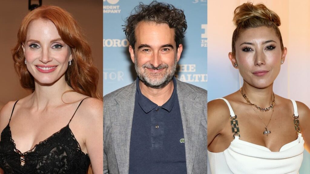 (左から)『アザー・マミー / Other Mommy(原題)』キャストのジェシカ・チャステイン、ジェイ・デュプラス、ディーチェン・ラックマン