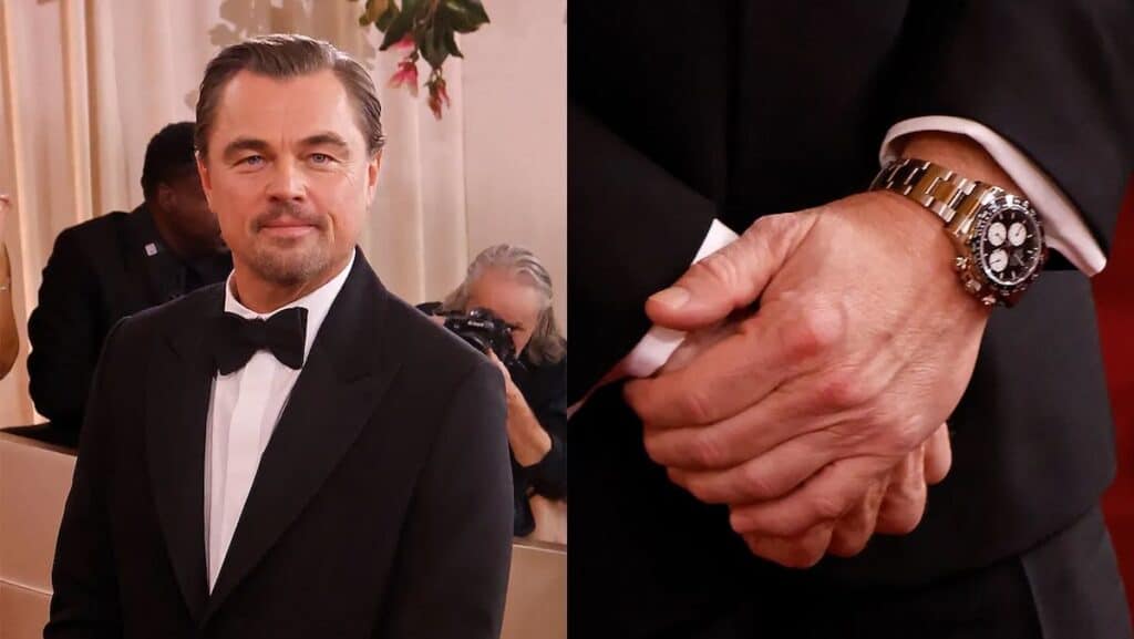 【セレブ愛用腕時計】2026年のゴールデングローブ賞授賞式で「コスモグラフ デイトナ」を着用したレオナルド・ディカプリオ