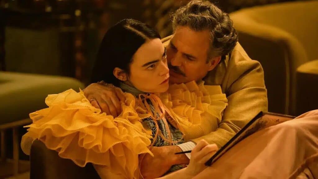 史上最年少級で7度目のアカデミー賞ノミネートを果たしたエマ・ストーン、映画『哀れなるものたち』より