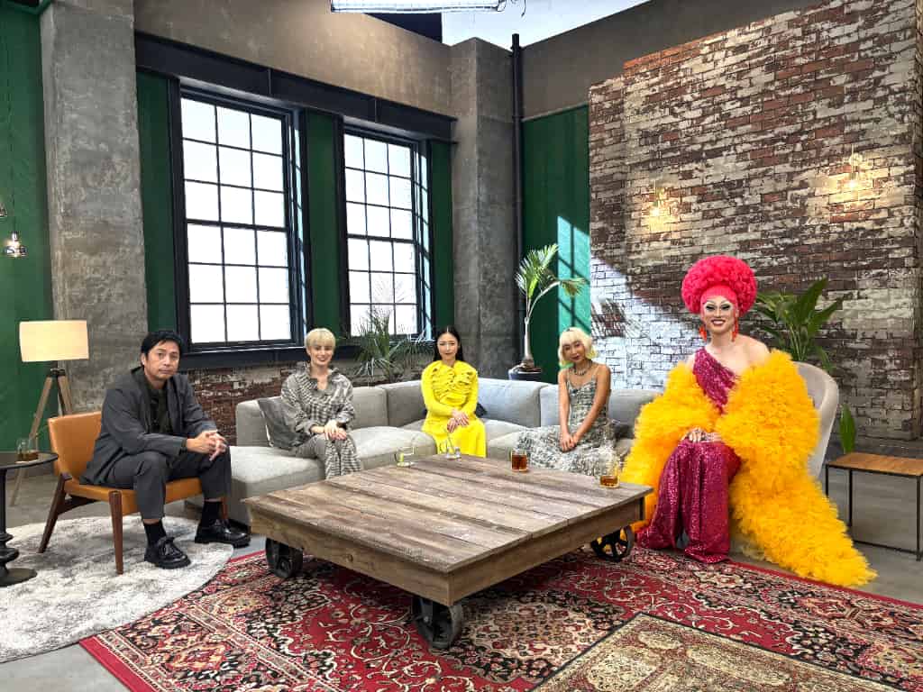 Netflixシリーズ『ボーイフレンド』MCの徳井義実、ホラン千秋、MEGUMI、青山テルマ、ドリアン・ロロブリジーダ