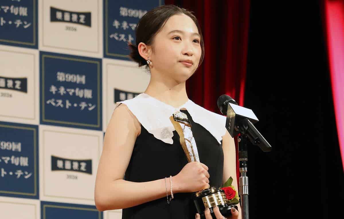 伊東蒼、第99回キネ旬ベスト・テン表彰式にて