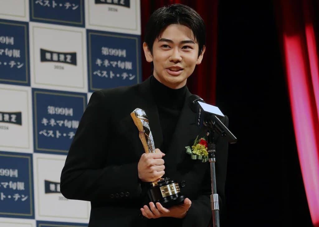 黒崎煌代、第99回キネ旬ベスト・テン表彰式にて