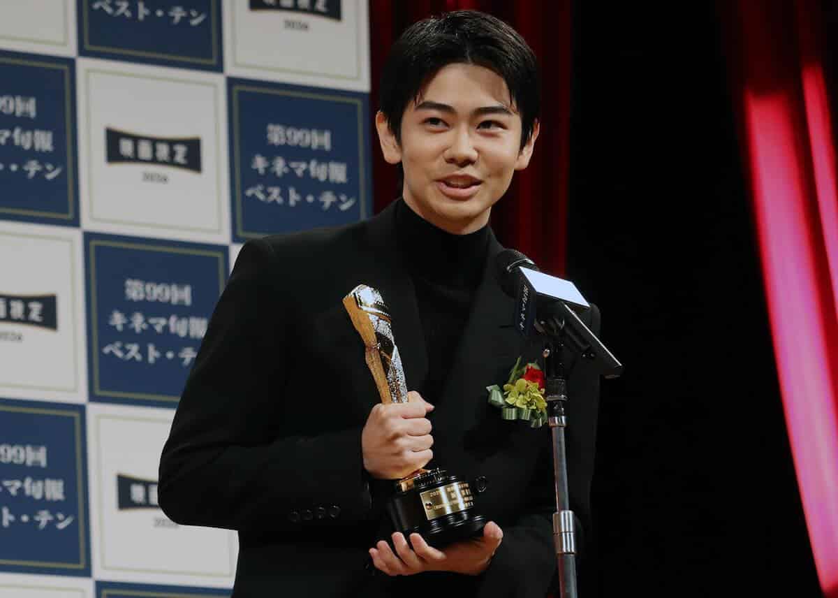 黒崎煌代、第99回キネ旬ベスト・テン表彰式にて