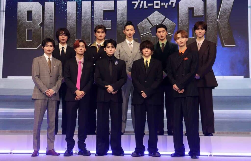 映画『ブルーロック』完成報告会にて