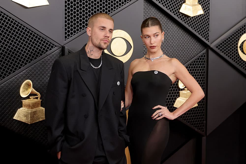 ジャスティン・ビーバー&ヘイリー・ビーバー=2026年のグラミー賞レッドカーペットにて