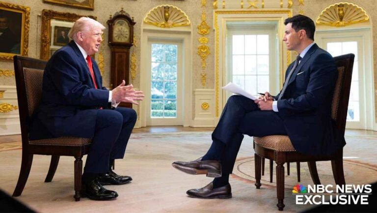 トランプ大統領、ワーナー争奪戦に関与しない姿勢を表明 写真：NBC News