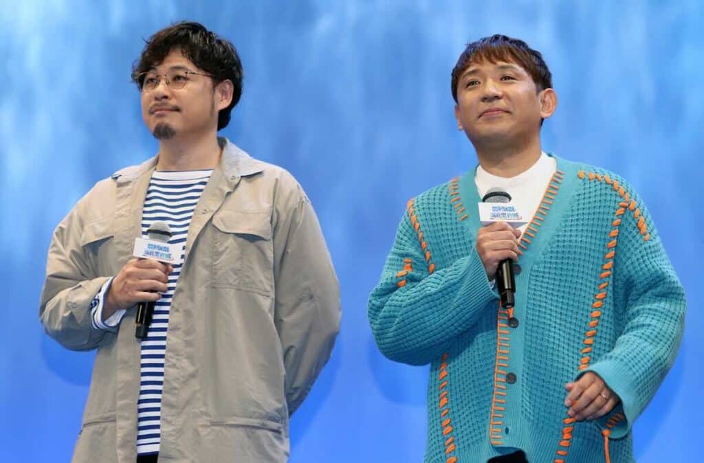 アルコ&ピース平子、酒井、ドラえもん 新・のび太の海底鬼岩城 完成披露にて