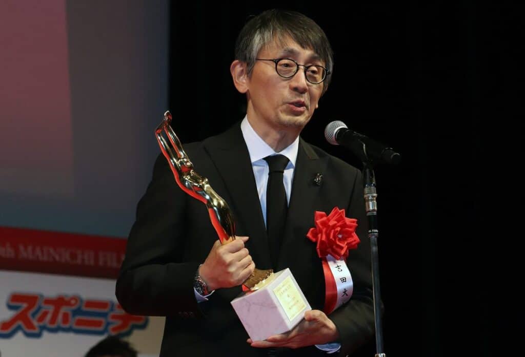 映画『敵』監督吉田大八、第80回毎日映画コンクール贈呈式にて