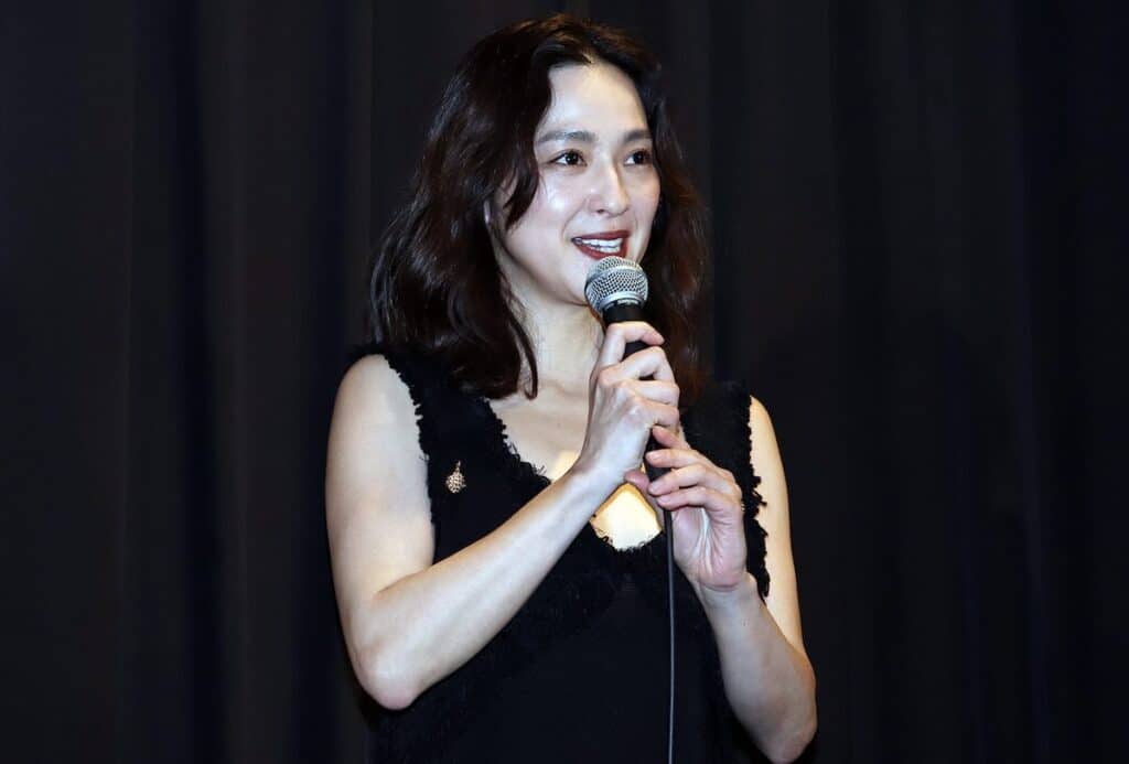 中村アン、『災 劇場版』公開記念舞台挨拶にて