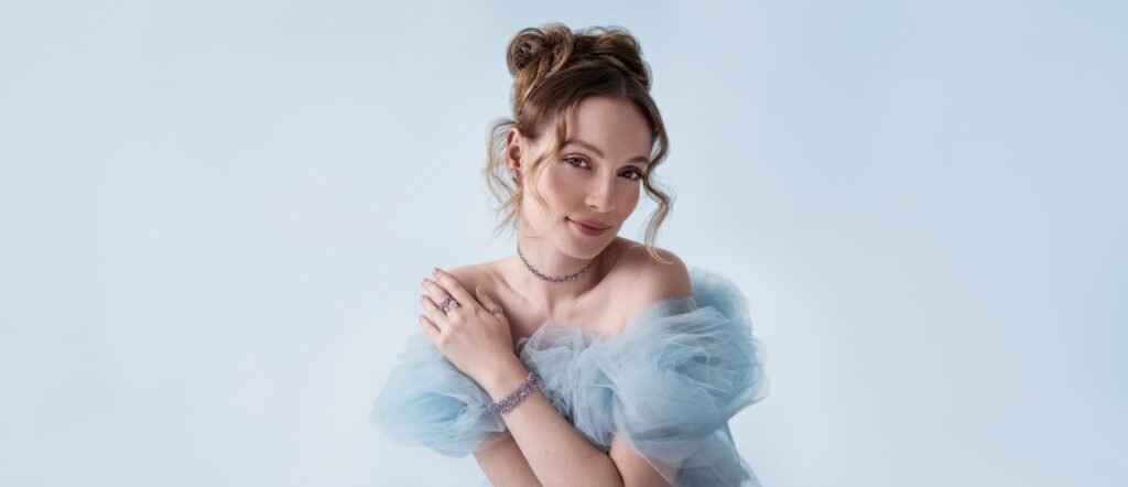 PANDORA「RULES TO LOVE BY」コレクションのキャンペーンに出演したハンナ・ドッド