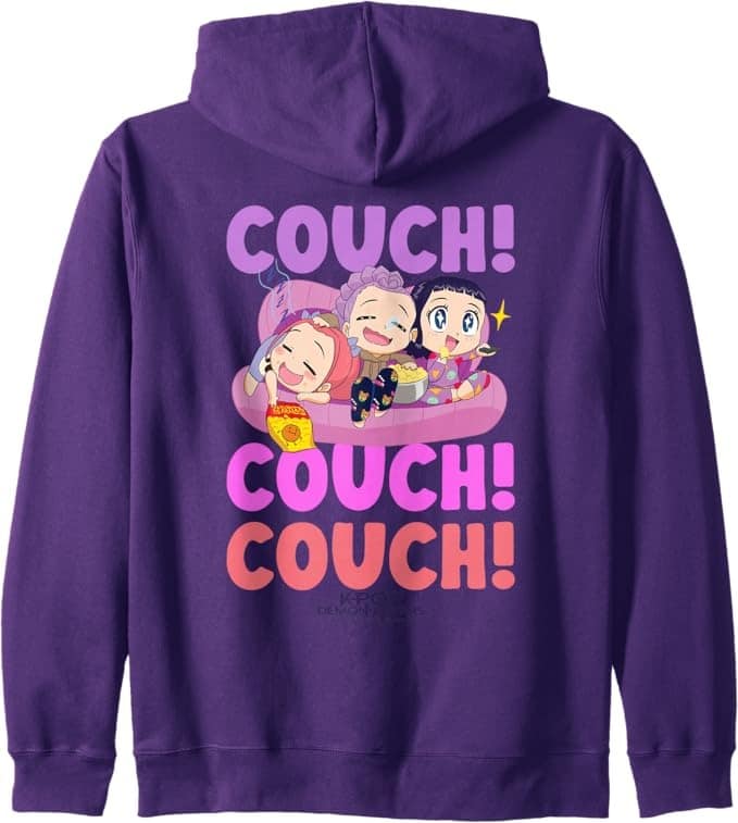 KPOPガールズ デーモン・ハンターズグッズ Huntrix Couch Couch Couch ジップパーカー