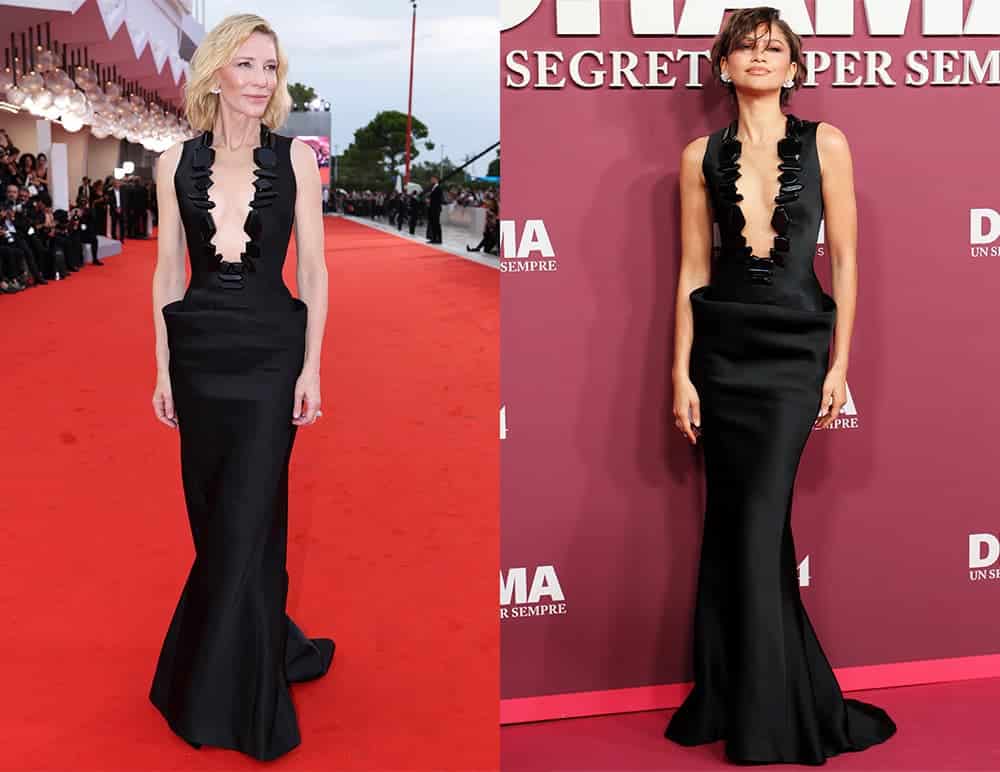 ケイト・ブランシェット(左)、ゼンデイヤ(右)