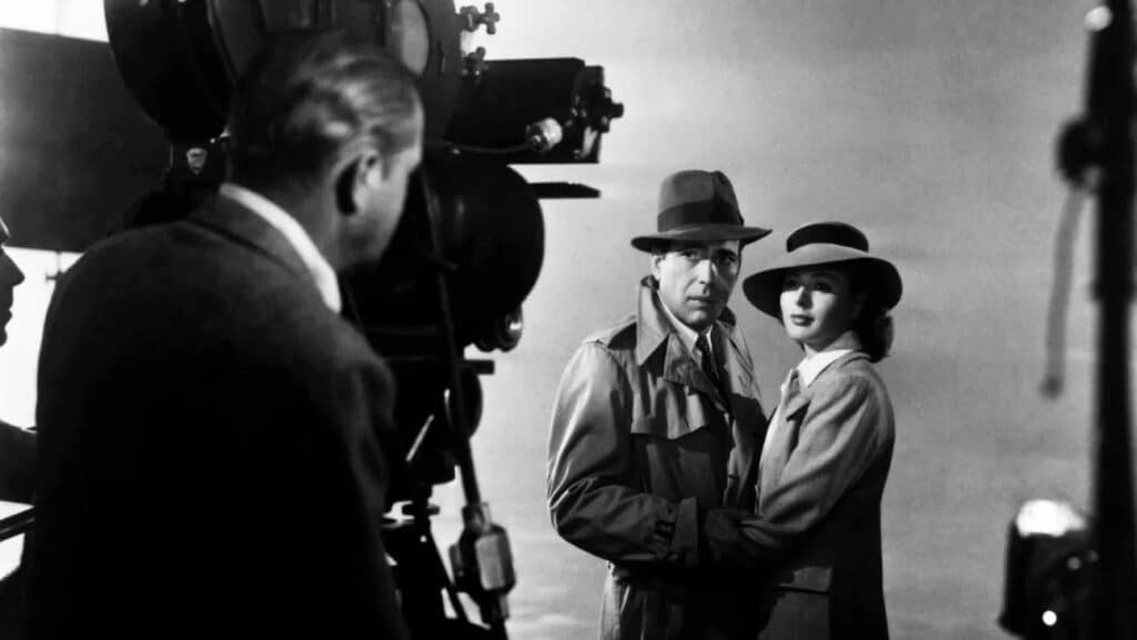 映画『カサブランカ』撮影現場にて