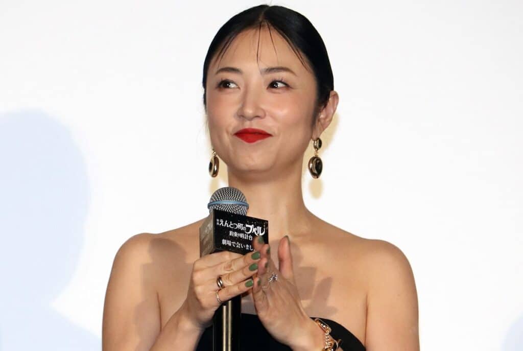 続編映画『映画 えんとつ町のプペル ~約束の時計台~』初日舞台挨拶にて