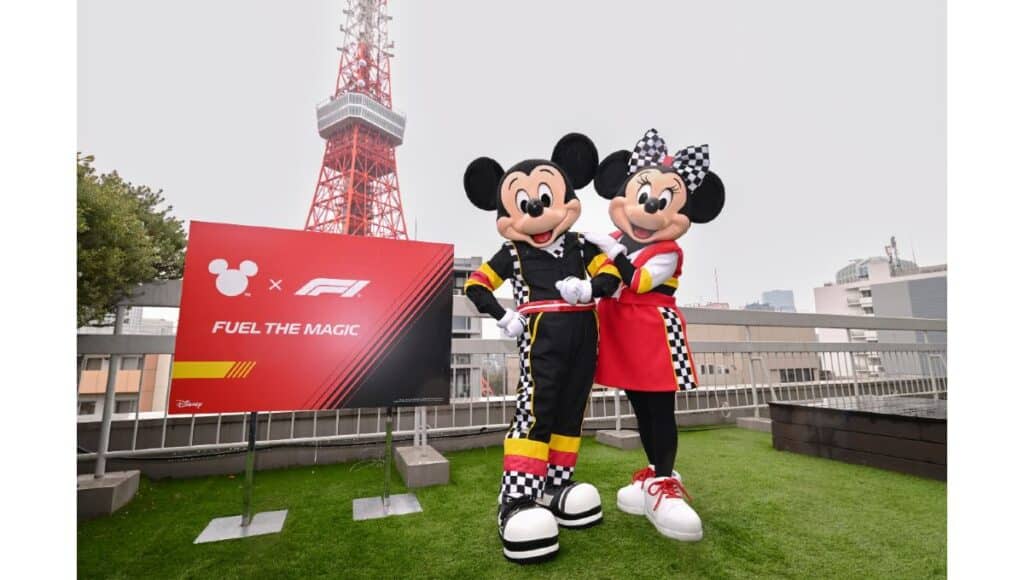 ミッキーマウス＆ミニーマウス、「F1 TOKYO FAN FESTIVAL 2026」にサプライズ登場