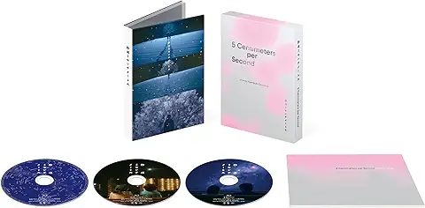 【Amazon.co.jp限定】秒速5センチメートル　豪華版 3枚組（アクリルキーホルダー（青）付） [Blu-ray]