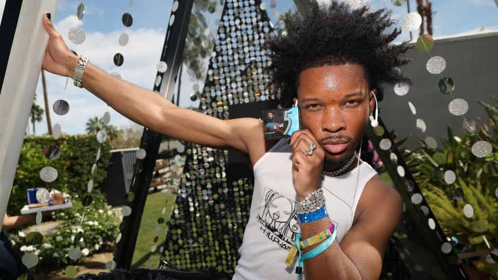 歌手のd4vdことデヴィッド・バーク容疑者 写真:Rich Polk/Getty Images for Interscope/Capitol