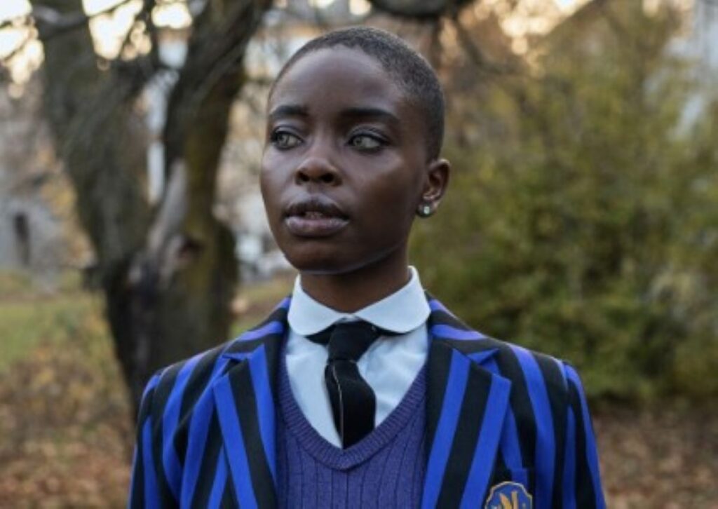 『ウェンズデー』シーズン1 ジョイ・サンデー 写真:@wednesdaynetflix/Instagram