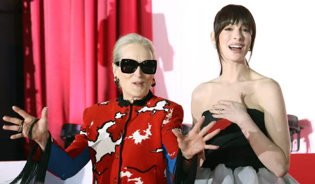 『プラダを着た悪魔２』メリル・ストリープ＆アン・ハサウェイが来日！ 20年ぶり続編をアピール