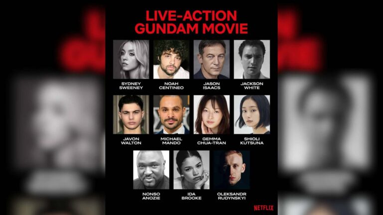 実写版『ガンダム』キャスト＆監督解禁！シドニー・スウィーニー主演＆忽那汐里も参戦、最高の布陣で挑む“宇宙世紀”の幕開け