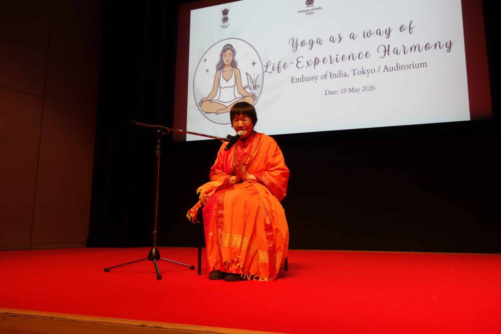 ヨグマタ相川圭子、在日インド大使館で特別講演!