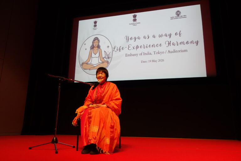ヨグマタ相川圭子、在日インド大使館で特別講演