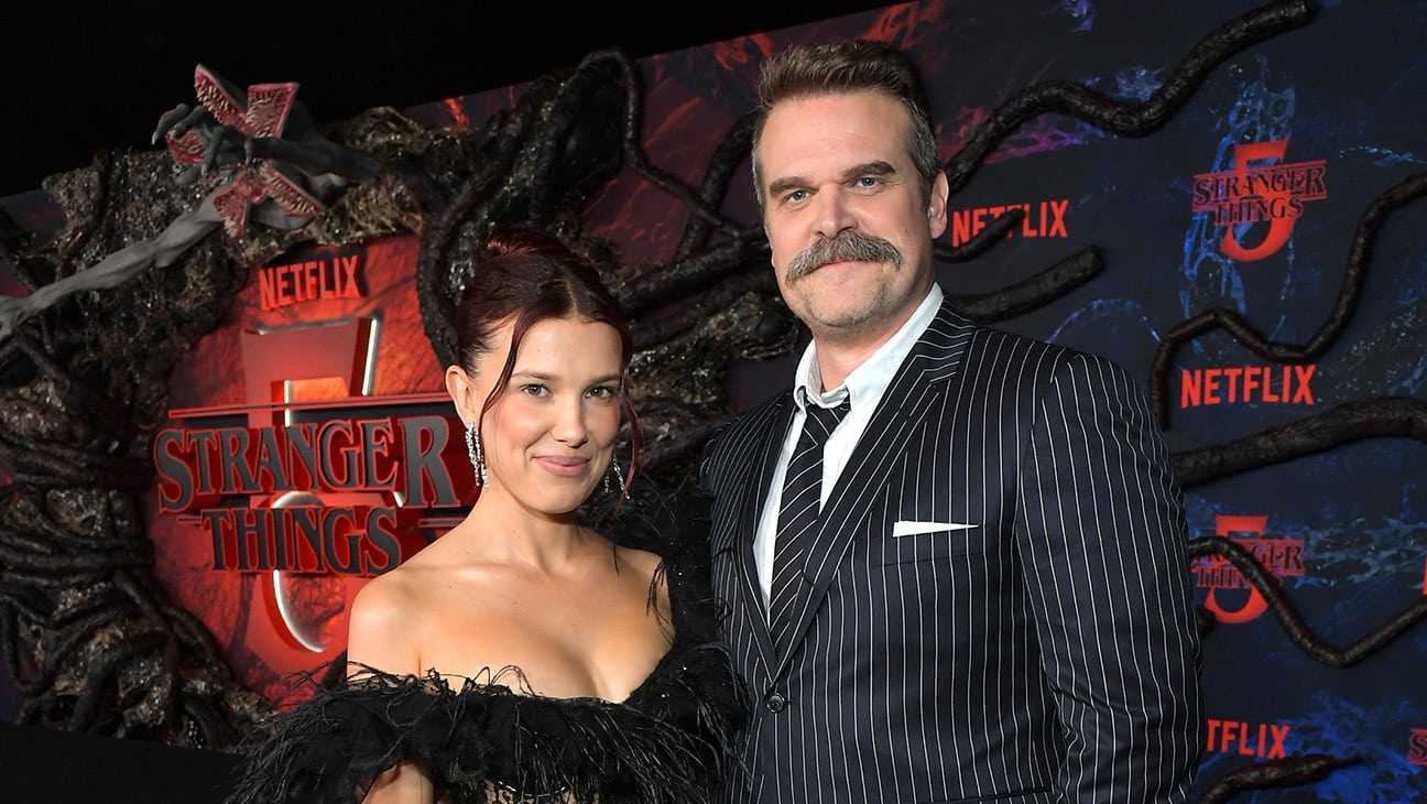 ミリー・ボビー・ブラウン、デヴィッド・ハーバー
